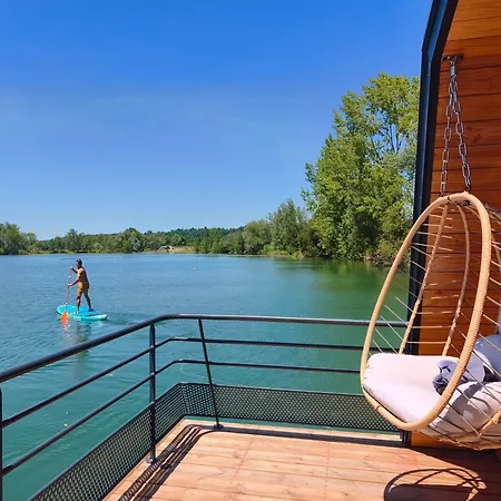 Maison Flottante - Baurech - Lac Prive Nature * Baurech