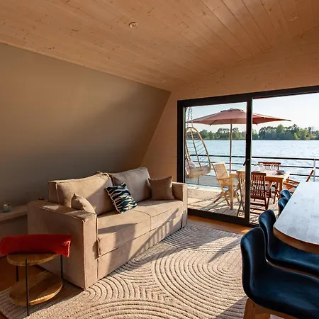 Maison Flottante - Baurech - Lac Et Plage Prives 펜션